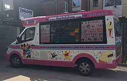 New whitby mercedes Ice cream van